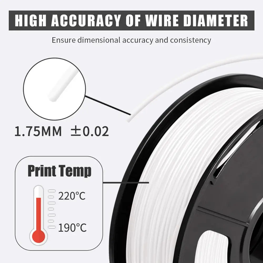 JAYO PLA+ Silk Rainbow 3D Printer Filament β 1.75mm Tri-Color No-Bubble High-Gloss Finish for FDM Printers