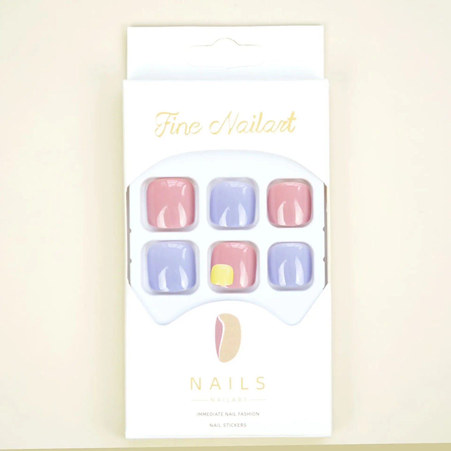 Colorful Press-On Toe Nails β 24pcs Full Cover Summer Style for Girls & Women