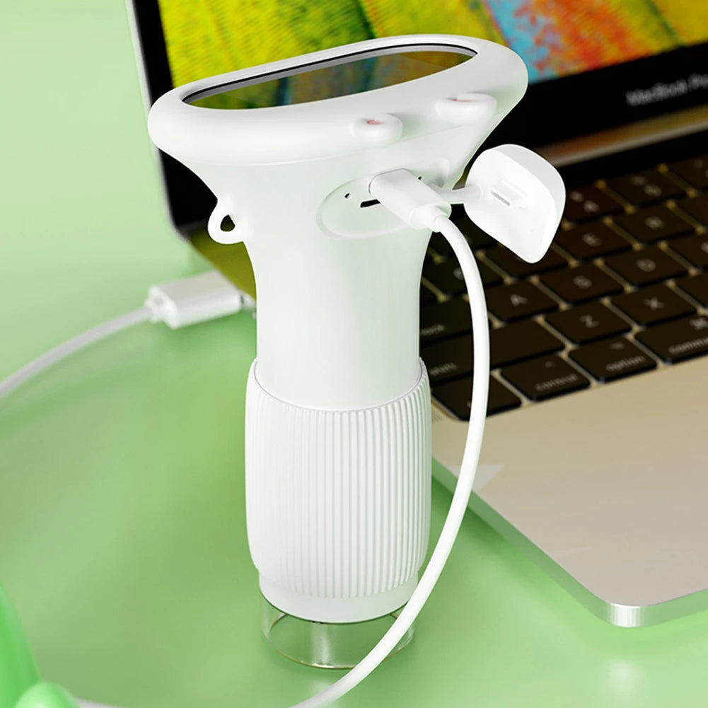 1000X Handheld Digital Microscope 2 Inch IPS Screen Children Biological Insect Coin Magnifier 2MP Lens Mini Portable Microscopes