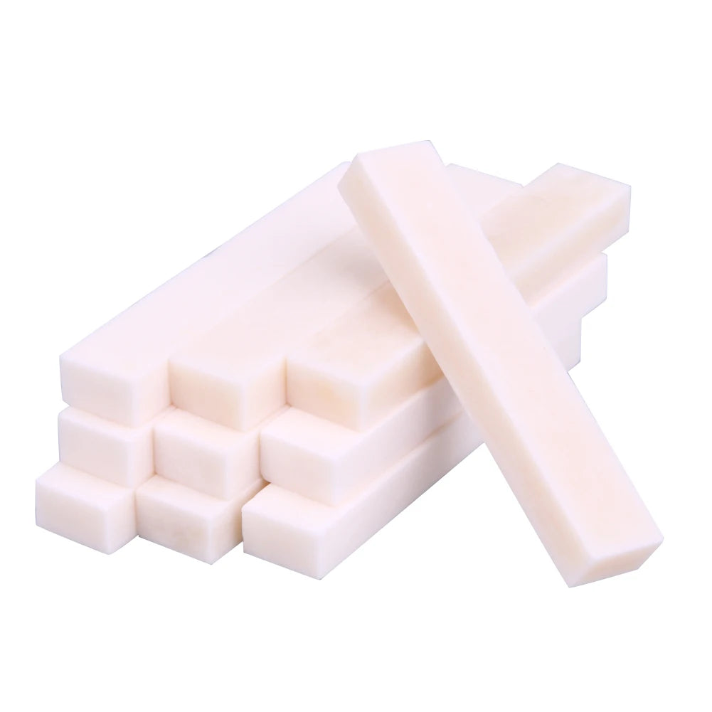 10/5/3Pcs Guitar Bass Real Blank Bone Nut for LP Folk/Classical Guitar Electric Acoustic Guitar Bass Guitar Parts Accessories