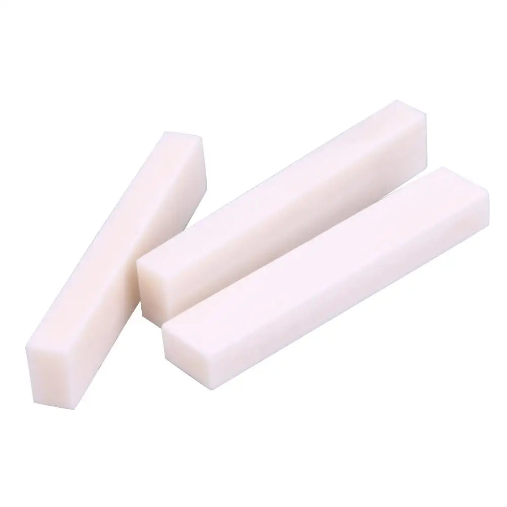 10/5/3Pcs Guitar Bass Real Blank Bone Nut for LP Folk/Classical Guitar Electric Acoustic Guitar Bass Guitar Parts Accessories