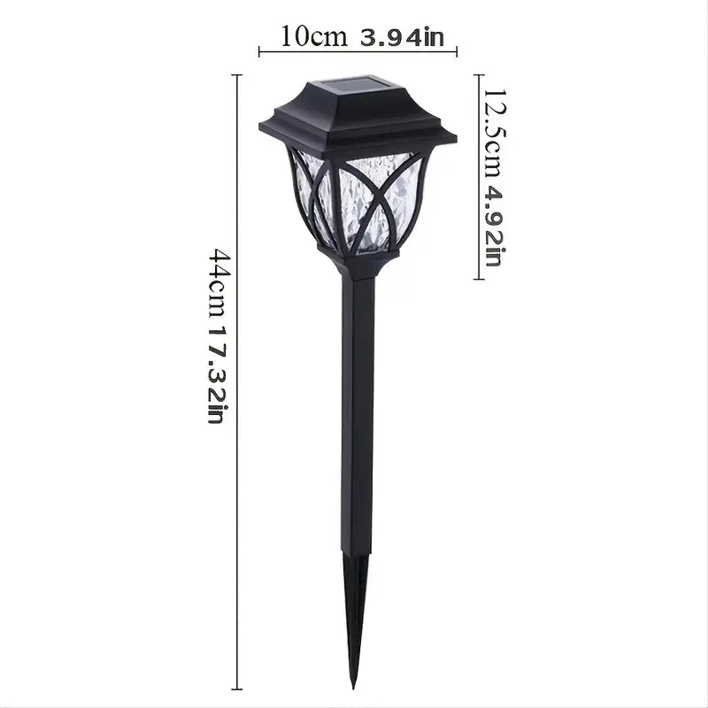 10 Pack Solar Yard Lights Bright Lawn Lights Outdoor Waterproof Led Solar Pathway Lights Landscape Path Lights