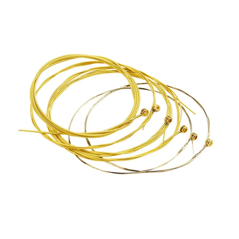 Acoustic Guitar Strings Antirust Coating Hexagonal Core 75/25 Brass Alloy Winding Accessories
