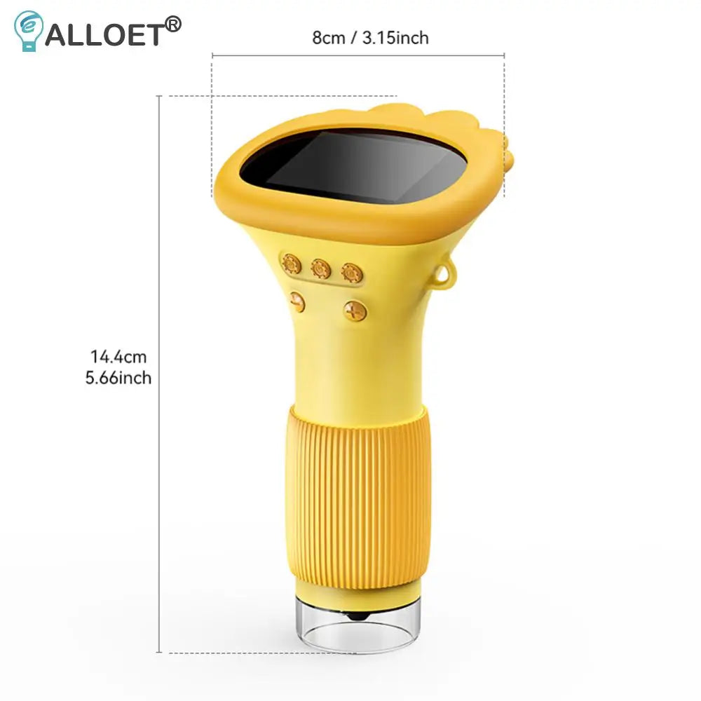 1000X Handheld Digital Microscope 2 Inch IPS Screen Children Biological Insect Coin Magnifier 2MP Lens Mini Portable Microscopes