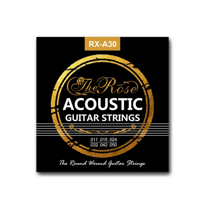 Acoustic Guitar Strings Antirust Coating Hexagonal Core 75/25 Brass Alloy Winding Accessories