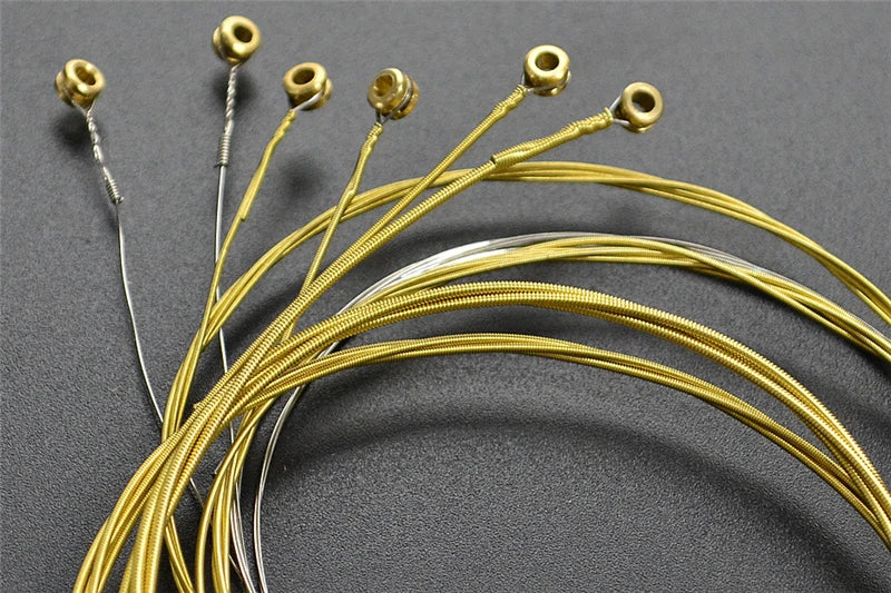 Acoustic Guitar Strings Antirust Coating Hexagonal Core 75/25 Brass Alloy Winding Accessories