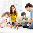 Big Montessori Wooden Toys Kids Circles Bead Wire Maze Roller Coaster Toddler Early Educational Puzzles Toy for Children infant