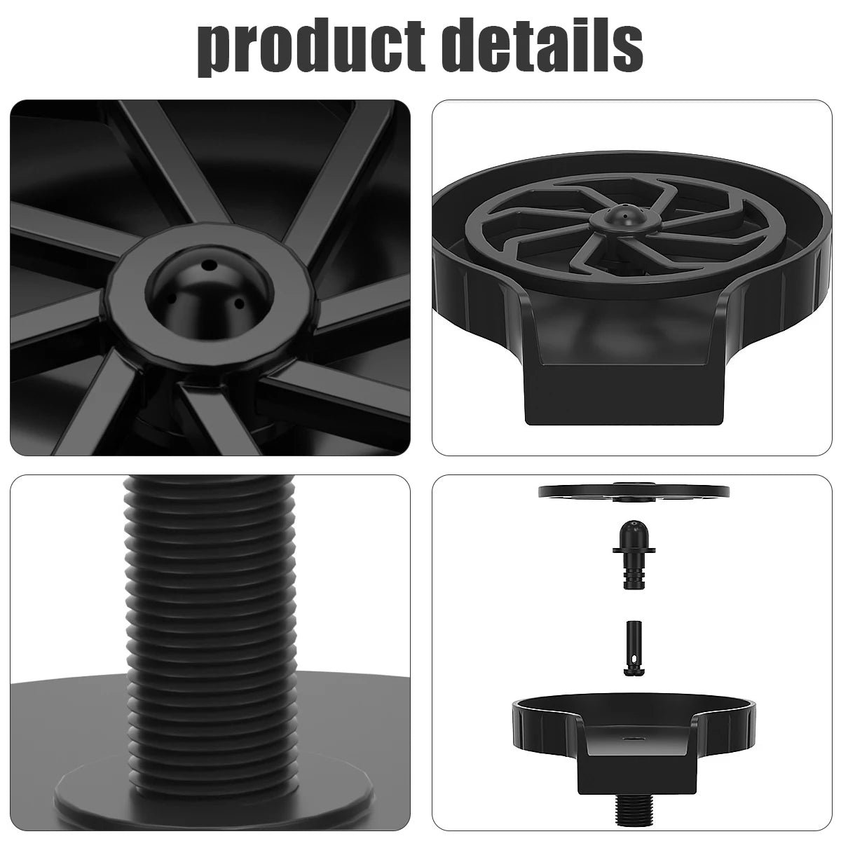 Faucet Glass Rinser High Pressure Cup Washer For Kitchen Sink Glass Beer Coffee Milk Tea Cup Cleaner Bar Accessories Clean Tool