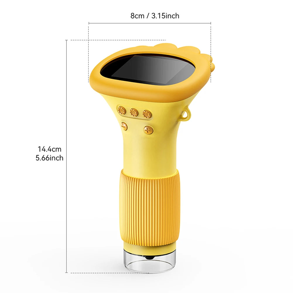 1000X Handheld Digital Microscope 2 Inch IPS Screen Children Biological Insect Coin Magnifier 2MP Lens Mini Portable Microscopes
