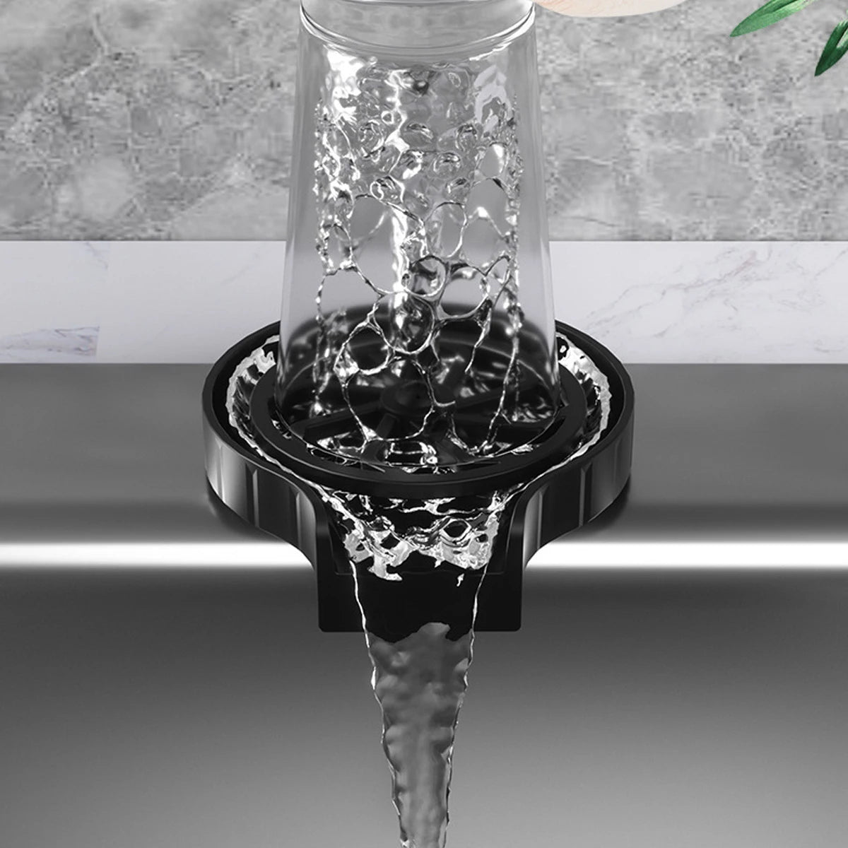 Faucet Glass Rinser High Pressure Cup Washer For Kitchen Sink Glass Beer Coffee Milk Tea Cup Cleaner Bar Accessories Clean Tool