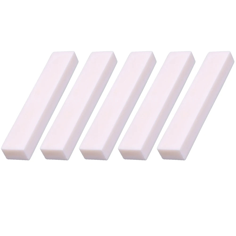 10/5/3Pcs Guitar Bass Real Blank Bone Nut for LP Folk/Classical Guitar Electric Acoustic Guitar Bass Guitar Parts Accessories