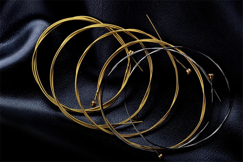 Acoustic Guitar Strings Antirust Coating Hexagonal Core 75/25 Brass Alloy Winding Accessories