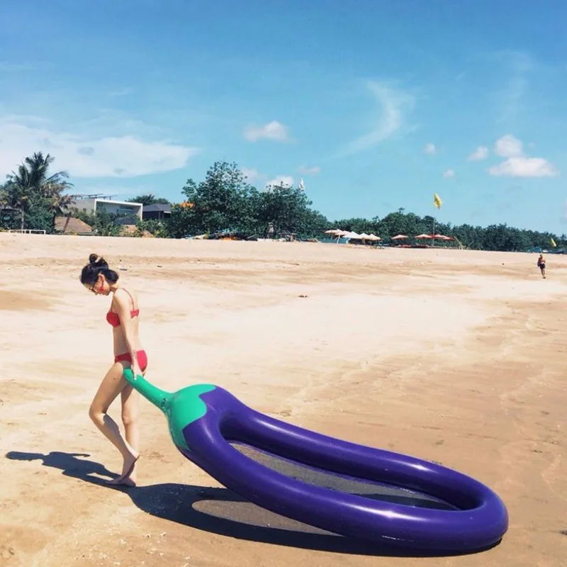 New Outdoor Foldable Water Hammock Inflatable Floating Swimming Pool Mattress Party Lounge Bed Beach Sports Recliner Recreation
