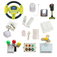 Baby Activity Busy Board Accessories Busy Edge Montessori Sensory Toys Socket Electrical Busy Board DIY Toys Parts For Children