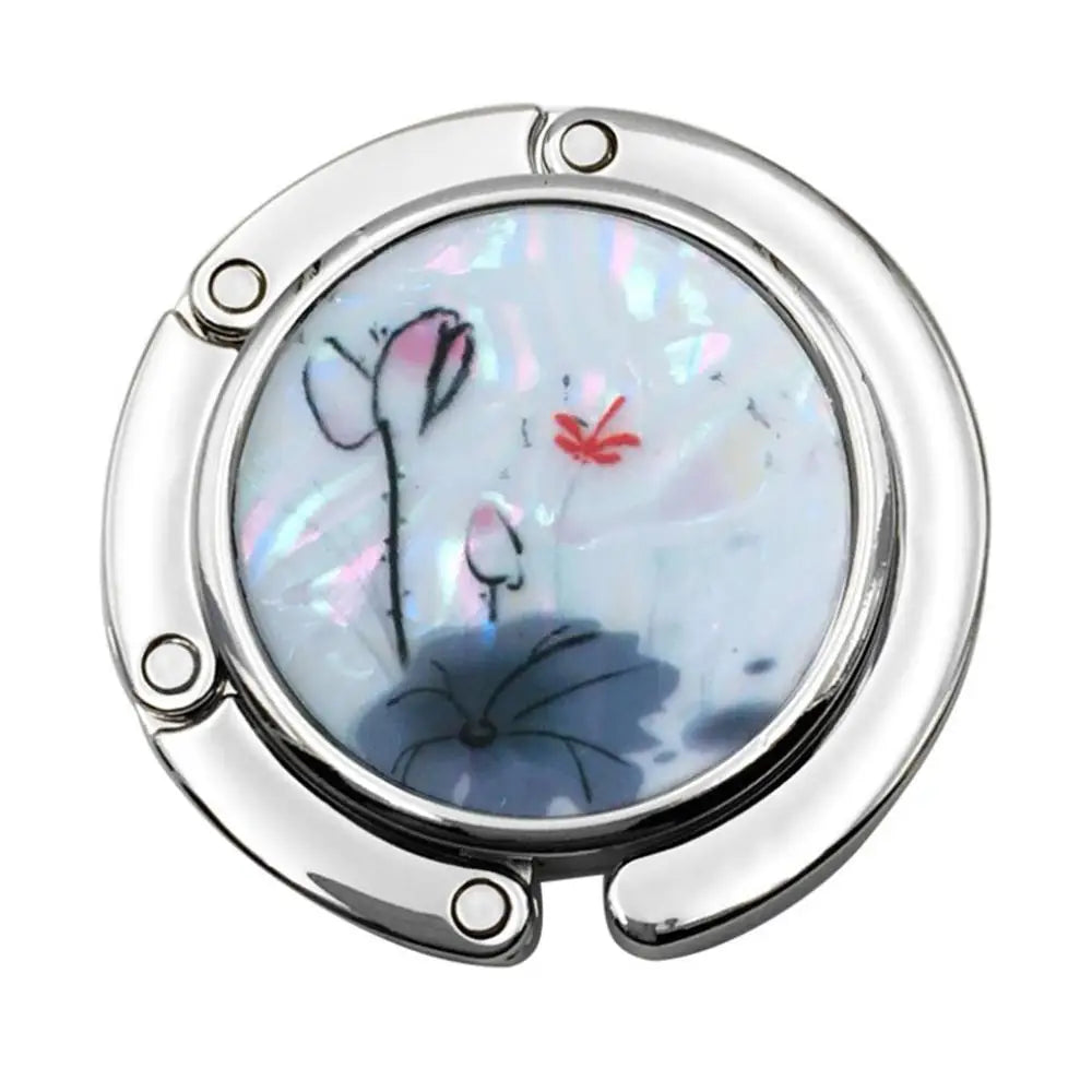 Portable Folding Bag Hook Hanger Purse Handbag Holders Foldable Table Desk Hook Women Hand Bag Organizer Accessories