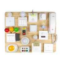 Baby Activity Busy Board Accessories Busy Edge Montessori Sensory Toys Socket Electrical Busy Board DIY Toys Parts For Children