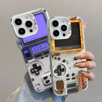 Technology Game Console 2D Printing Phone Case For IPhone 11 12 13 Mini Pro Max 14 15 16 Pro Max Plus Shockproof Laser Back Case