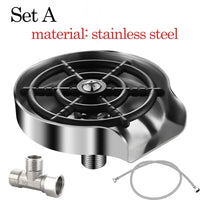Faucet Glass Rinser High Pressure Cup Washer For Kitchen Sink Glass Beer Coffee Milk Tea Cup Cleaner Bar Accessories Clean Tool