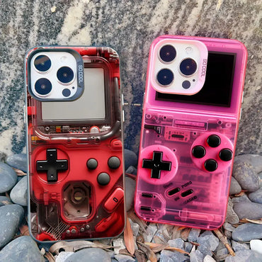 Technology Game Console 2D Printing Phone Case For IPhone 11 12 13 Mini Pro Max 14 15 16 Pro Max Plus Shockproof Laser Back Case