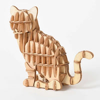 Train Model 3D Wooden Puzzle Toy Assembly Animal Model Building Kits for Children Adults Teen Birthday Gift Wooden Building Toys
