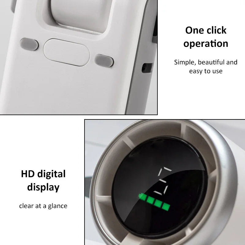 2025 New Hanging Neck Outdoor 180 Degree Folding Desktop Mini Fan Hand-held Folding High-speed Powerful Turbo Fan