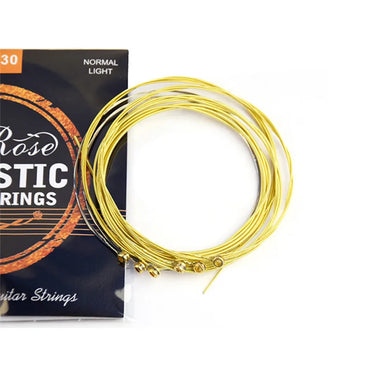 Acoustic Guitar Strings Antirust Coating Hexagonal Core 75/25 Brass Alloy Winding Accessories