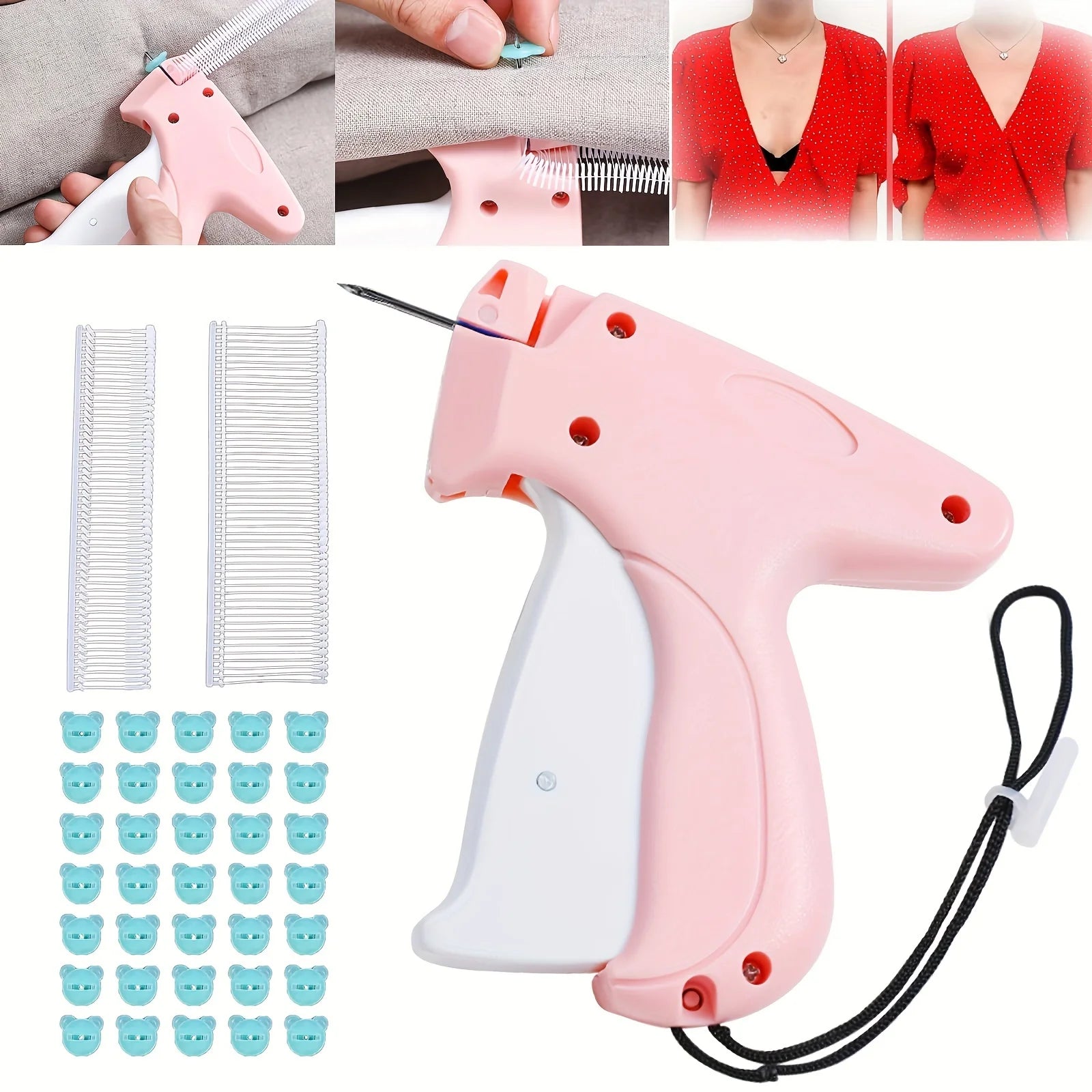 Instant Fix Micro Stitch Gun Portable Clothing Repair Tool for Quick Hemming Quilt Durable Sewing Gun For DIY Crafters Beginner