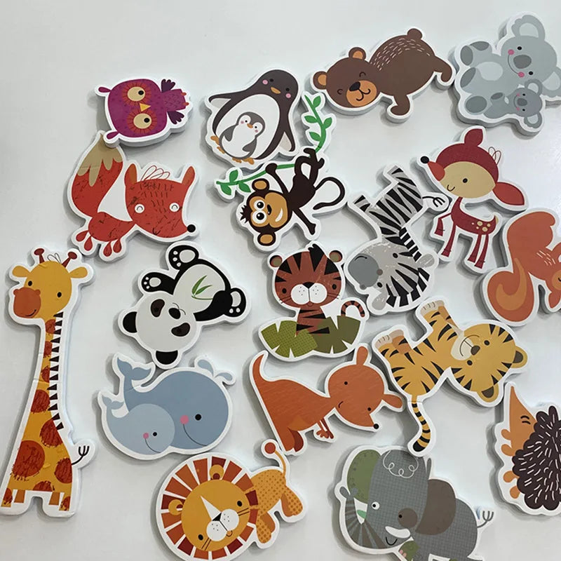 Baby Bathroom Toys Soft EVA Paste Early Educational DIY Puzzles Toys Animal Sticker Bath Baby Water Toys for 0 12 Months 1 Years