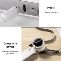 2025 New Hanging Neck Outdoor 180 Degree Folding Desktop Mini Fan Hand-held Folding High-speed Powerful Turbo Fan