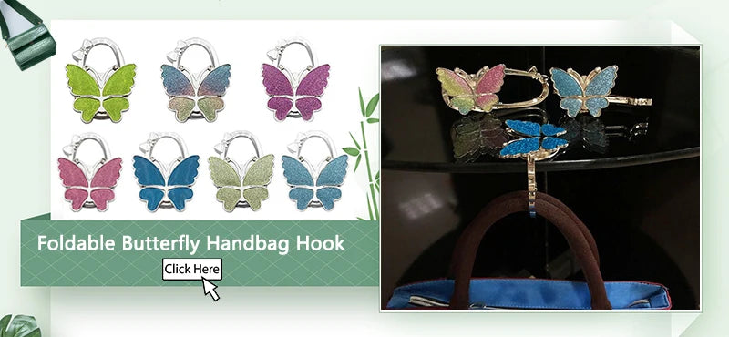 Portable Folding Bag Hook Hanger Purse Handbag Holders Foldable Table Desk Hook Women Hand Bag Organizer Accessories