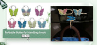 Portable Folding Bag Hook Hanger Purse Handbag Holders Foldable Table Desk Hook Women Hand Bag Organizer Accessories