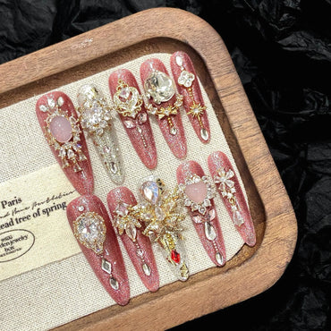 Banai Beauty Luxury Handmade Press-On Nails – Elegant High-End Fashion Manicure Set