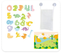 Baby Bathroom Toys Soft EVA Paste Early Educational DIY Puzzles Toys Animal Sticker Bath Baby Water Toys for 0 12 Months 1 Years