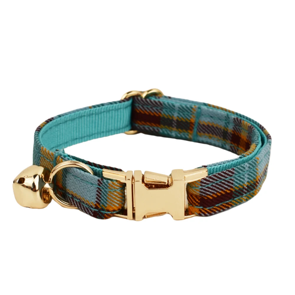 Cat Collar Bowknot Adjustable Safety Personalized pet collar Customized Name Soft