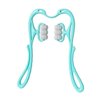 Six-Wheel Manual Cervical Massager for Neck Back Waist - Muscle Tension Relief And Relaxation Rolling Therapeutic Tool