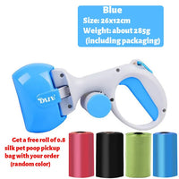 Pet Poop Picker Portable Scooper Animal Waste Sanitary Pickup Remover Dog Outdoor Cleaner Garbage Picker Poop Bag Excrement Tool
