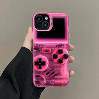 Technology Game Console 2D Printing Phone Case For IPhone 11 12 13 Mini Pro Max 14 15 16 Pro Max Plus Shockproof Laser Back Case