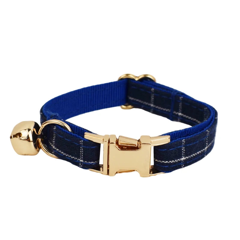Cat Collar Bowknot Adjustable Safety Personalized pet collar Customized Name Soft