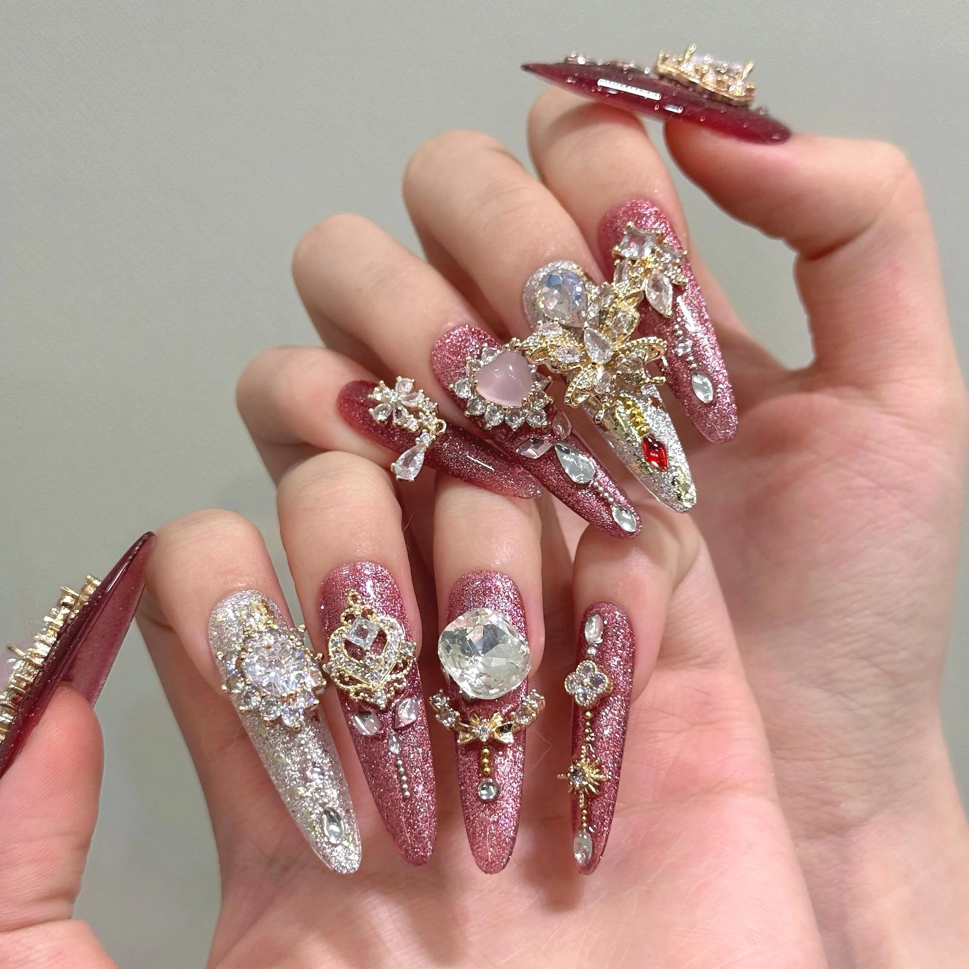 Banai Beauty Luxury Handmade Press-On Nails – Elegant High-End Fashion Manicure Set