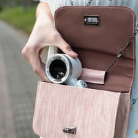 2025 New Hanging Neck Outdoor 180 Degree Folding Desktop Mini Fan Hand-held Folding High-speed Powerful Turbo Fan