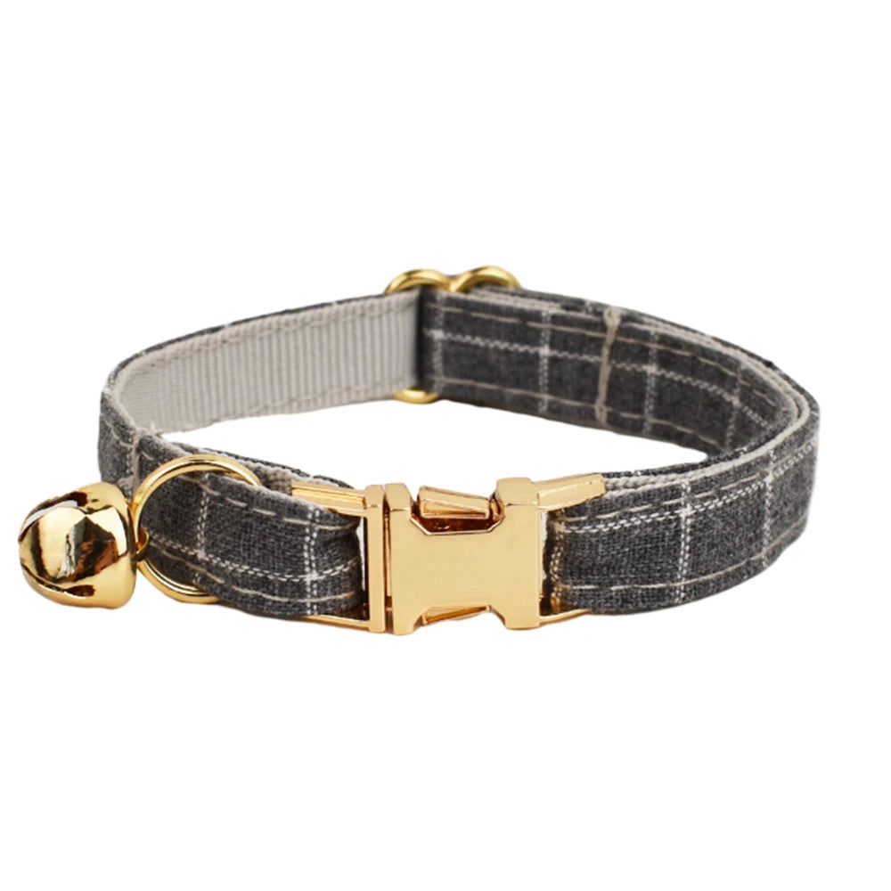 Cat Collar Bowknot Adjustable Safety Personalized pet collar Customized Name Soft