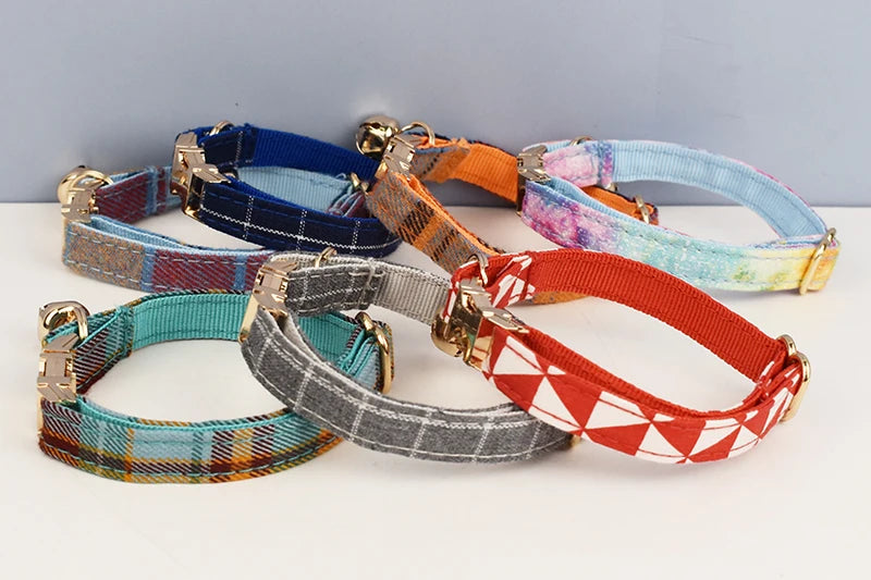 Cat Collar Bowknot Adjustable Safety Personalized pet collar Customized Name Soft