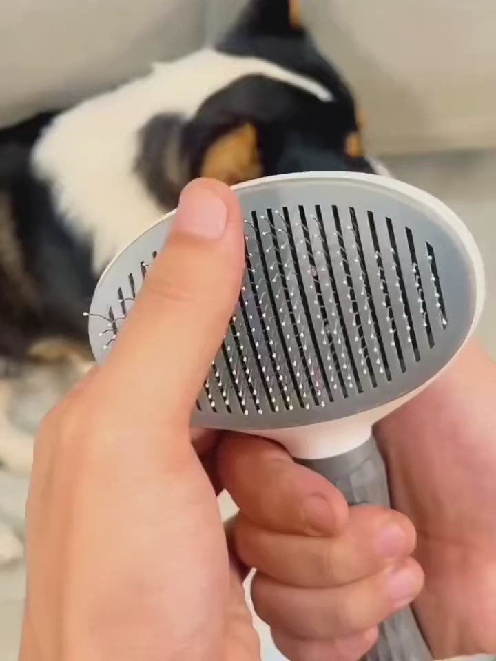 Pet Dog Brush Cat Comb Self Cleaning Pet Hair Remover Brush For Dogs Cats Grooming Tools Pets Dematting Comb Dogs Accessories